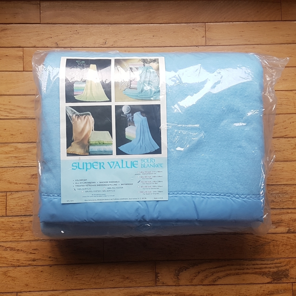 Vintage Blue Beacon Blanket